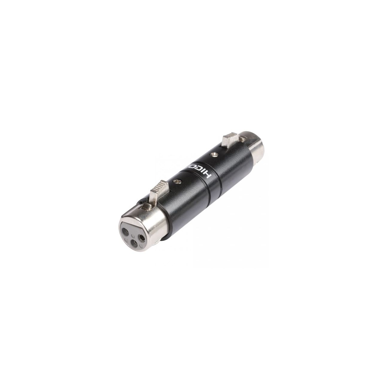 HICON Adapter | XLR 3-pol female gerade, schwarz HICON Adapter | XLR 3-pol female gerade, schwarz