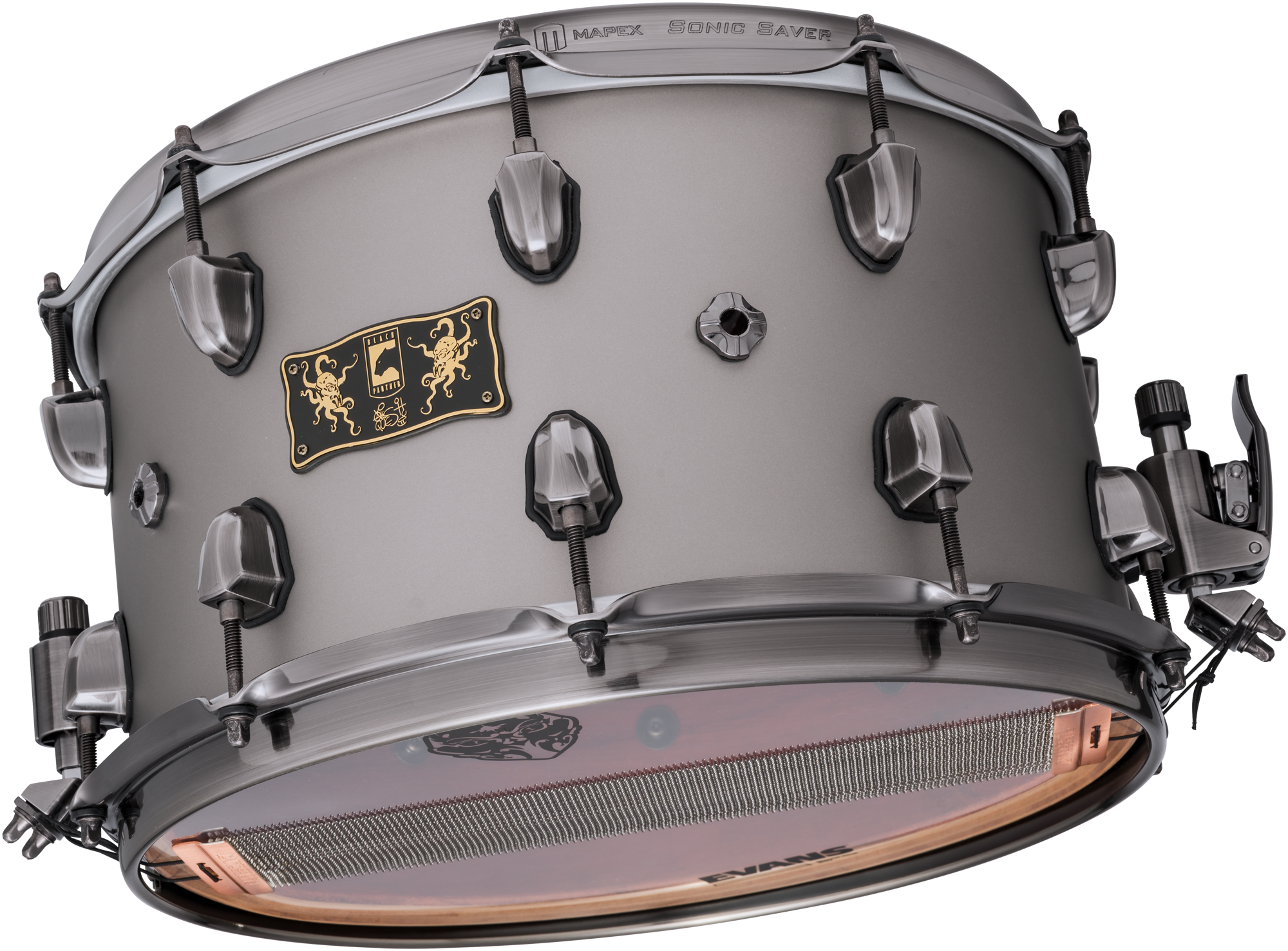Artist Collection Snare 14x8" PsychOctopus Gun Metal Grey