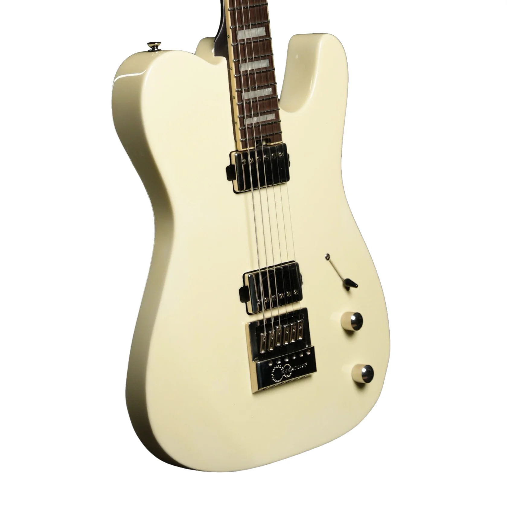Signature Woodman BB Gloss Vintage White Evertune E-Gitarre