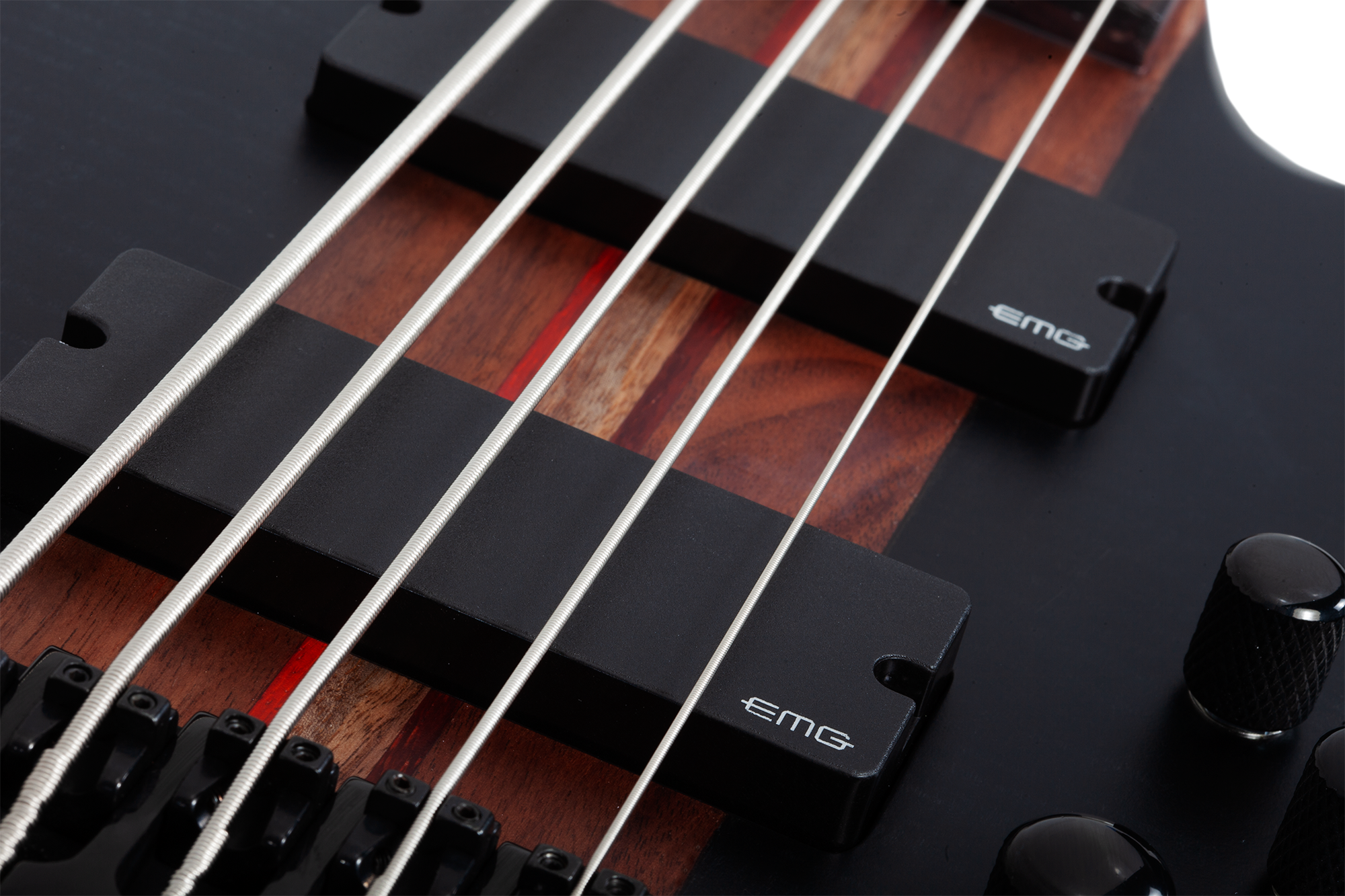 Charles Berthoud CB-5 See-Thru Black Satin E-Bass
