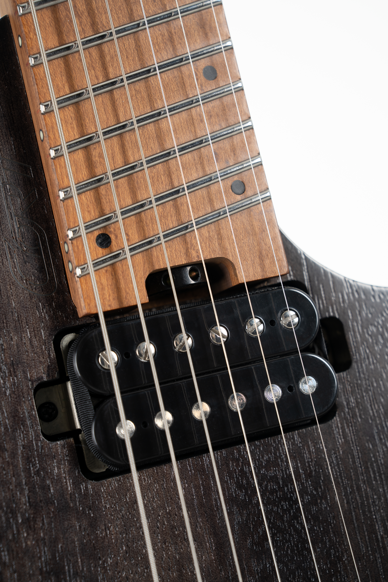 Space G6MS Headless E-Gitarre Semi Gloss Trans Black