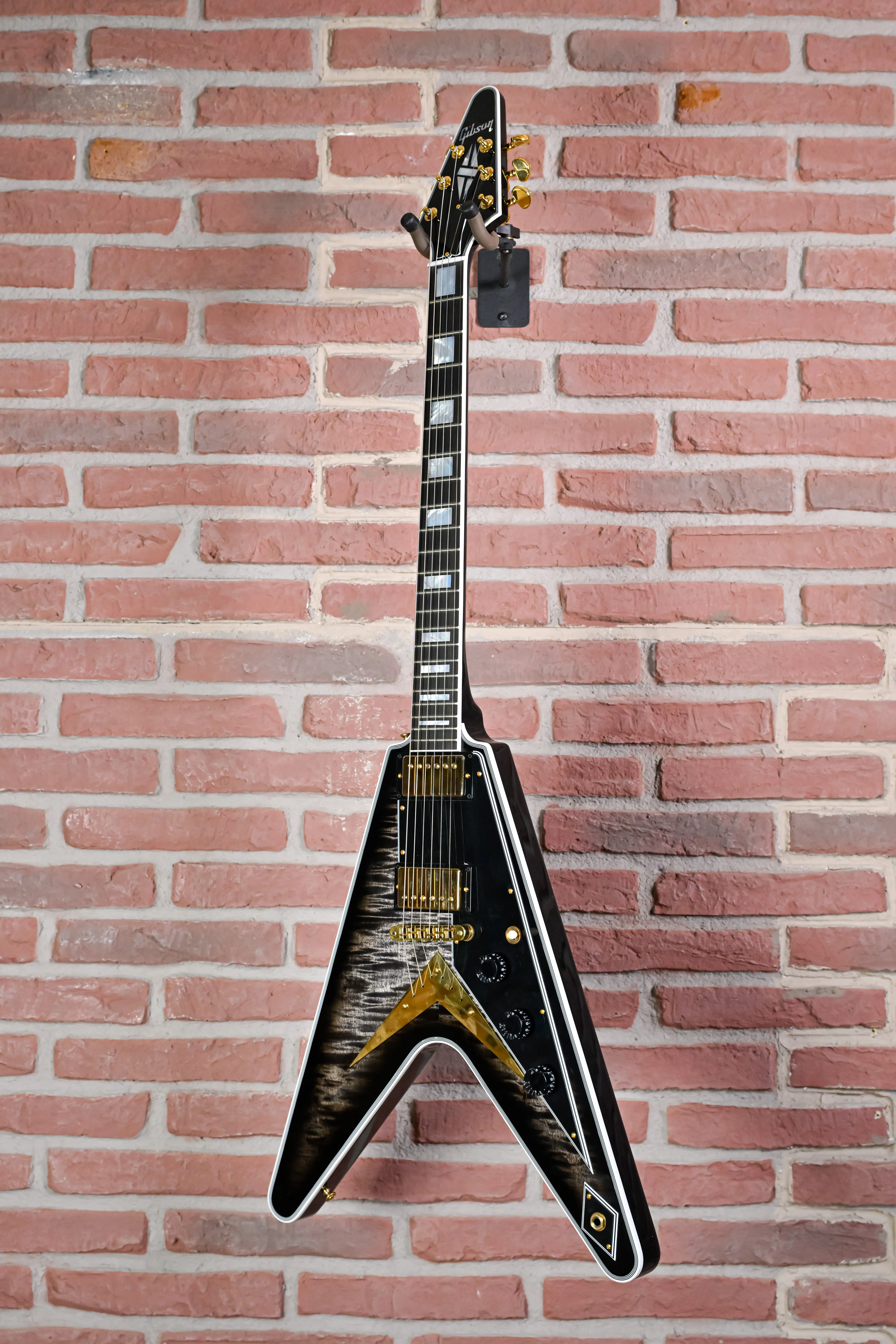 Flying V Custom Figured Cobra Burst Gloss