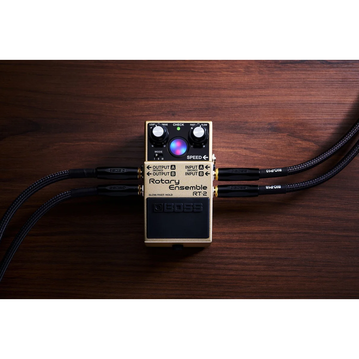 Boss RT-2 Pedal im Vintage-Mode für warmen, klassischen Sound