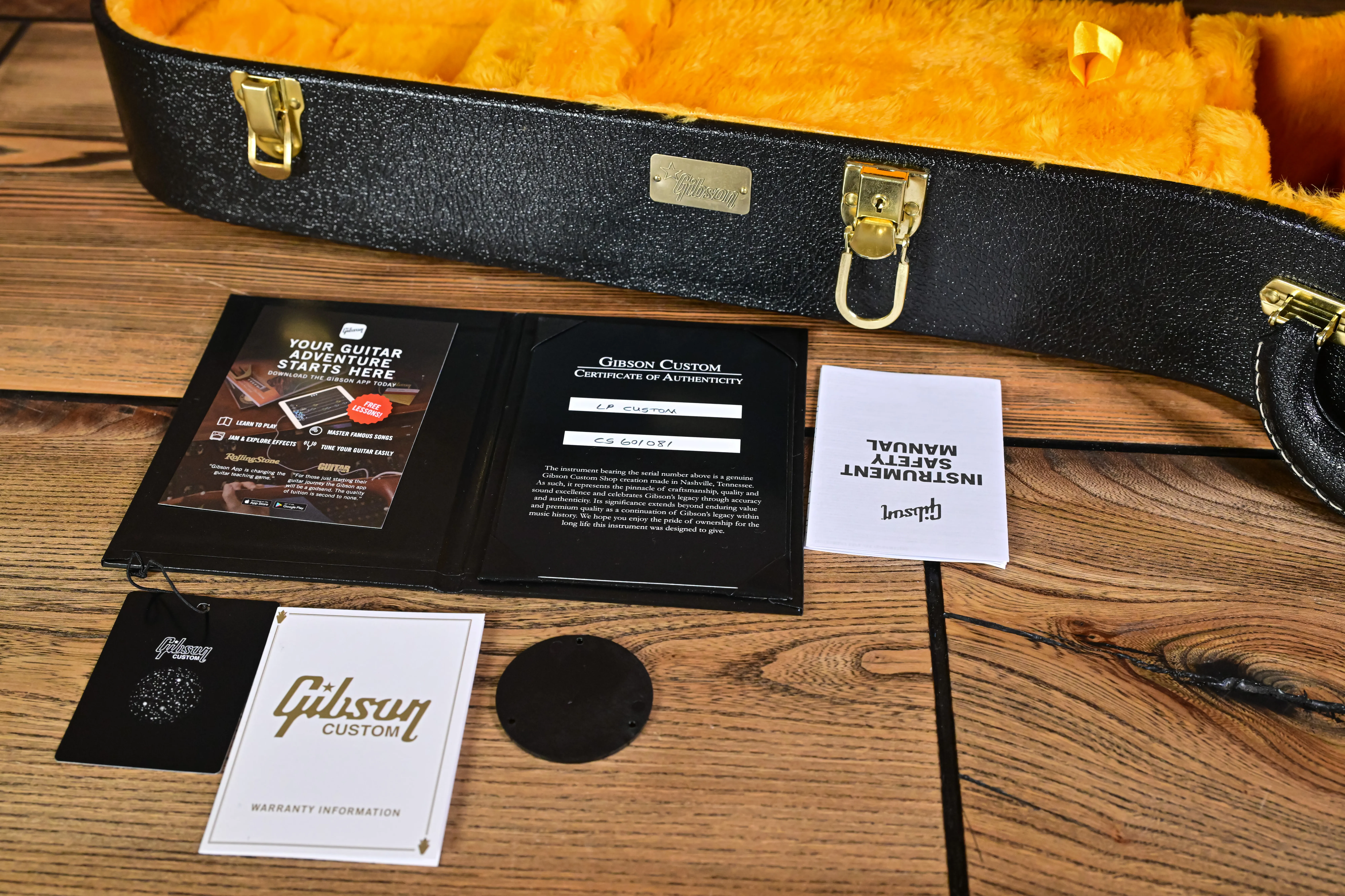 Les Paul Custom 25 1/2 Scale Ebony Gloss Gold Hardware