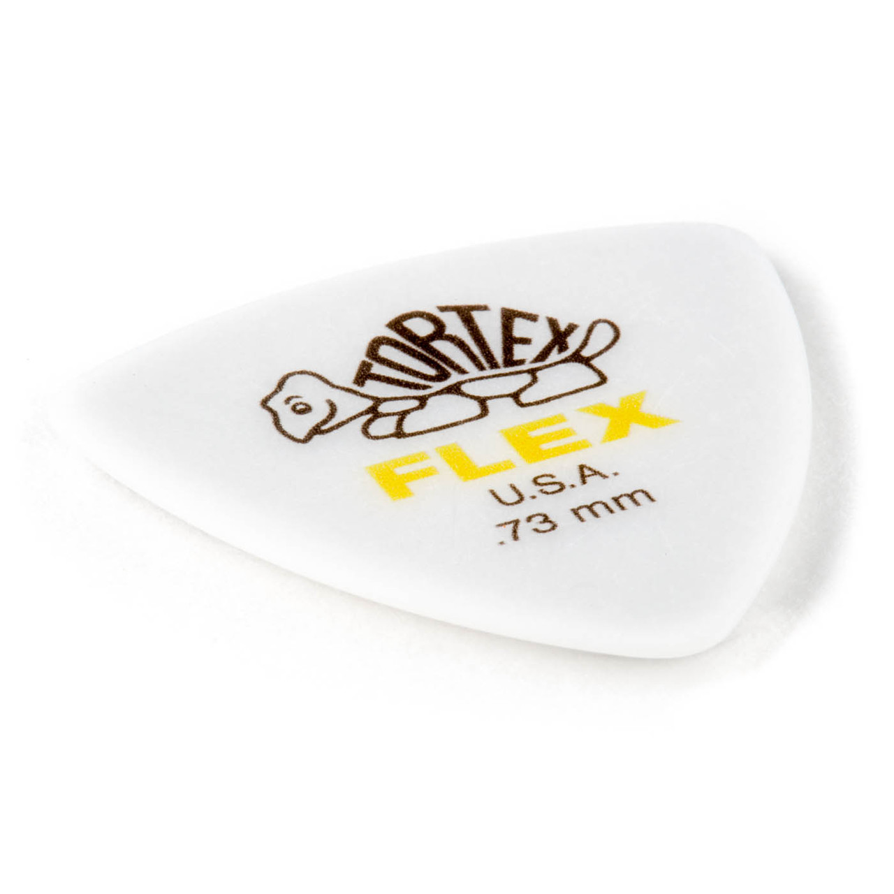 Tortex Flex Triangle Picks, Refill Pack, 72 pcs., white, 0.73 mm