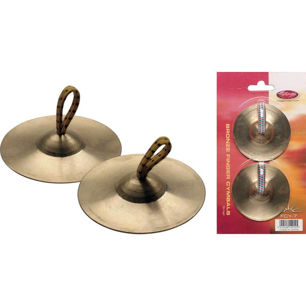 FCY-7 Fingercymbals Bronze, 1 paar