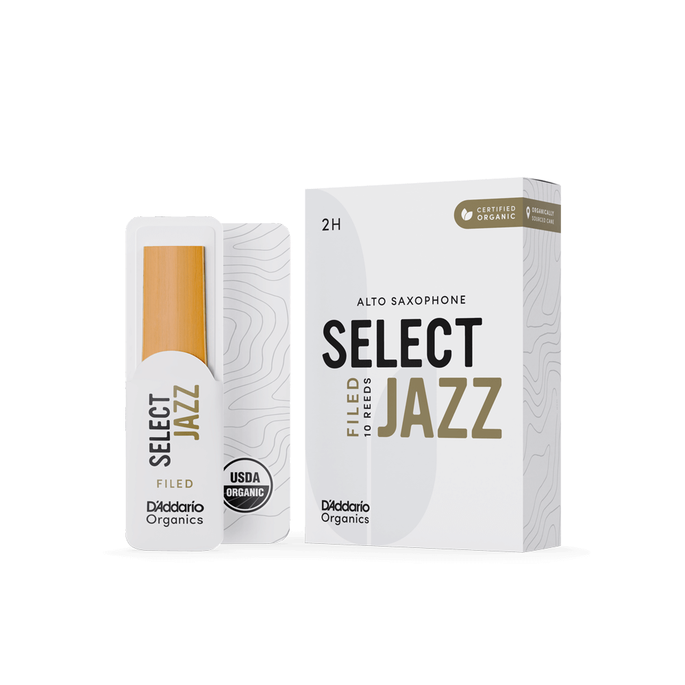 Filed Organic Select Jazz Blätter für Altsaxophon, Stärke 2, hart, 10er-Packung