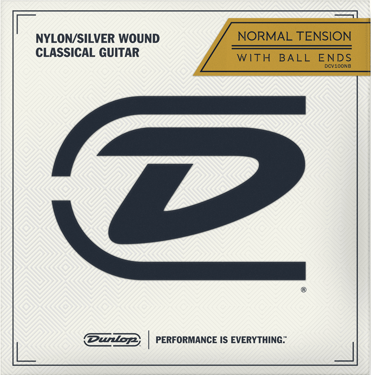 Classical Nylon Silver Wound DCV100NB Normal Tension, Ball End