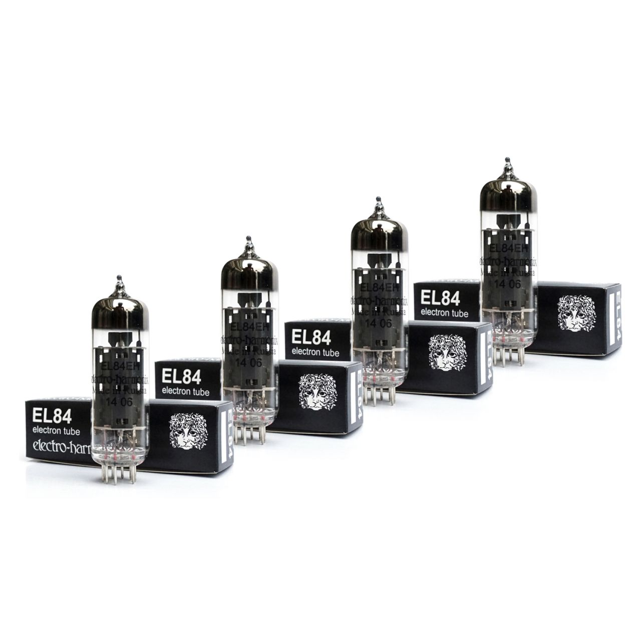 EL84 Power Tube Matched Quartett