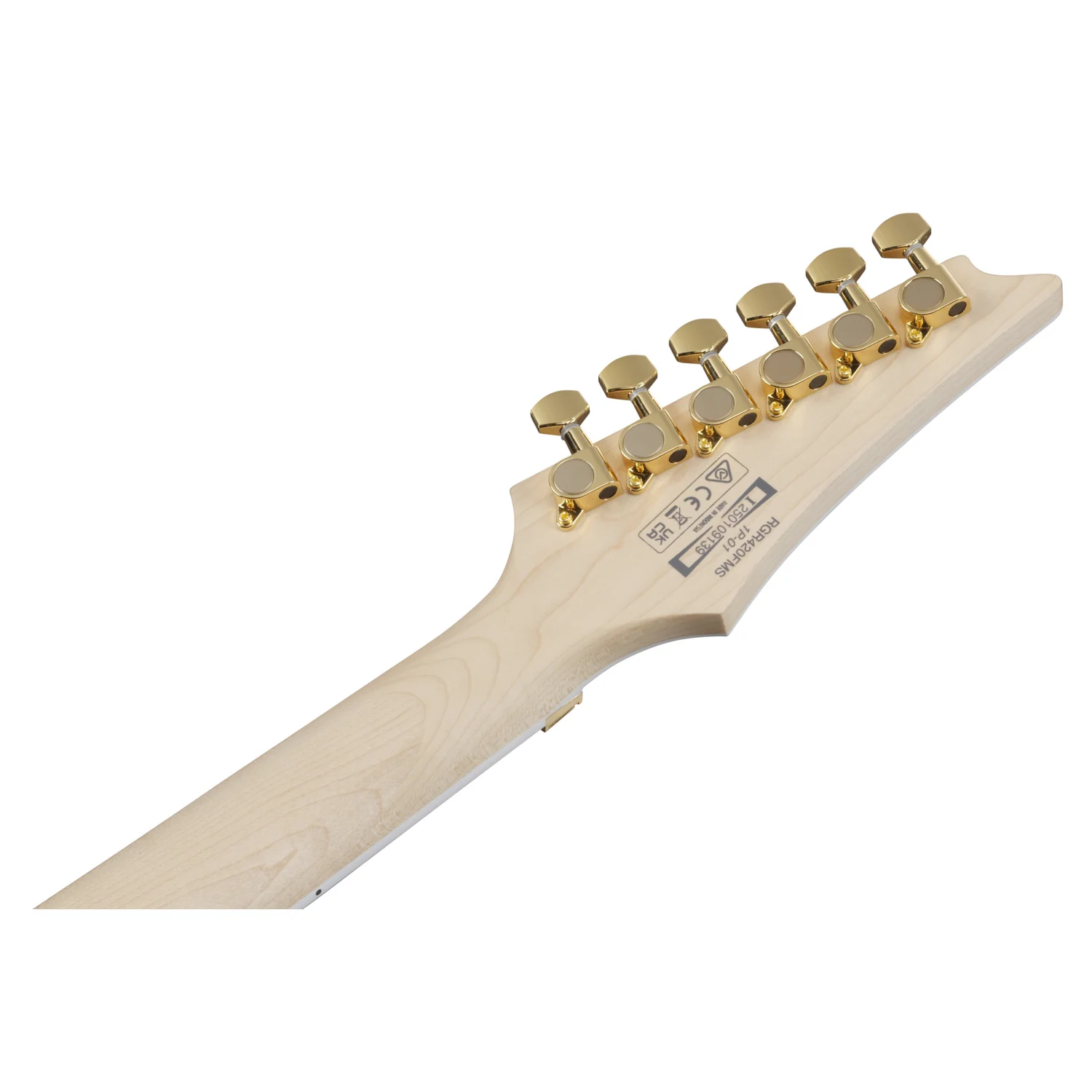 Ibanez RGR420FMSPTGF auf Gitarrenständer vor Half-Stack Amp