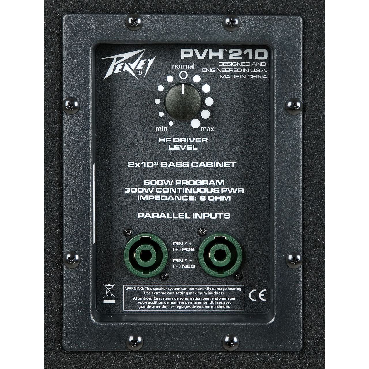 Bassbox PVH 210 2 x 10'' + Tweeter, 600 Watt