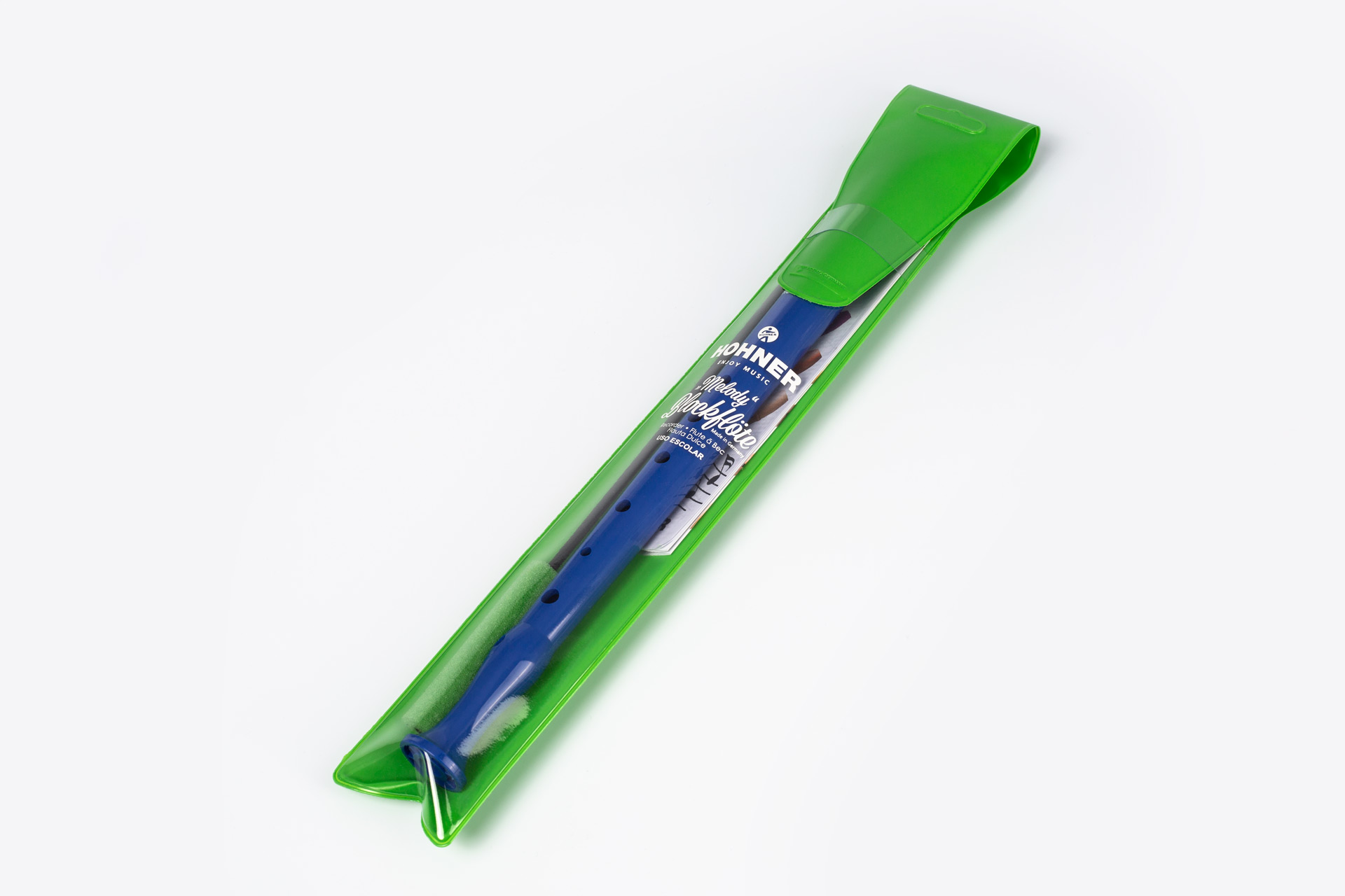 Hohner Blockflöte Melody Line deutsch Dunkelblau Gesamtansicht
