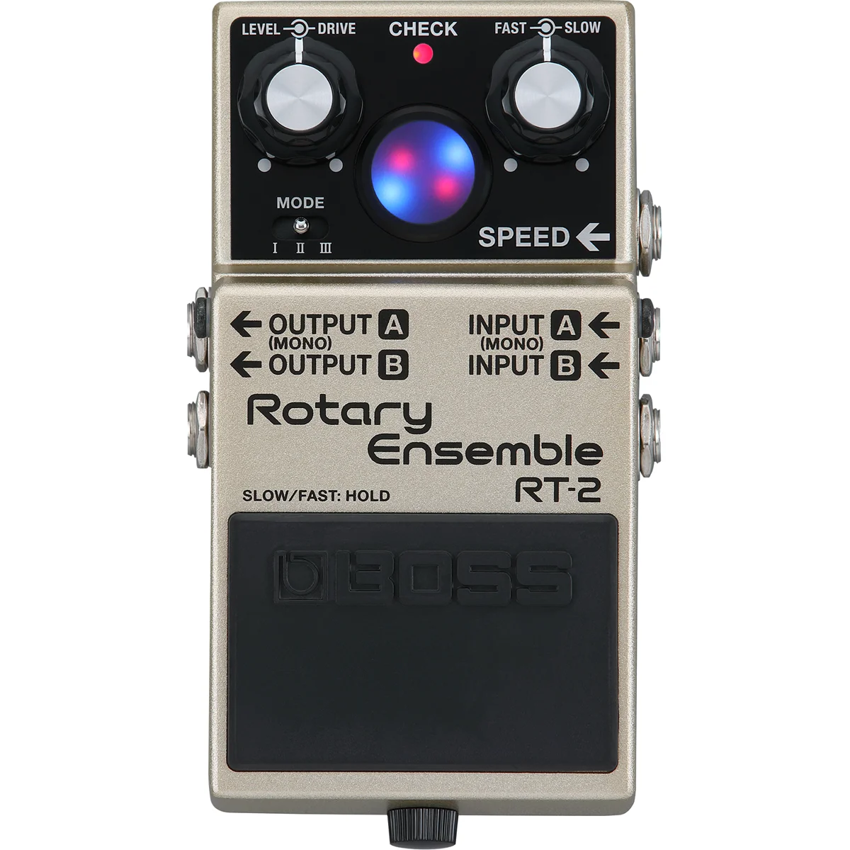Boss RT-2 Rotary Ensemble Effektpedal mit LED-Anzeige