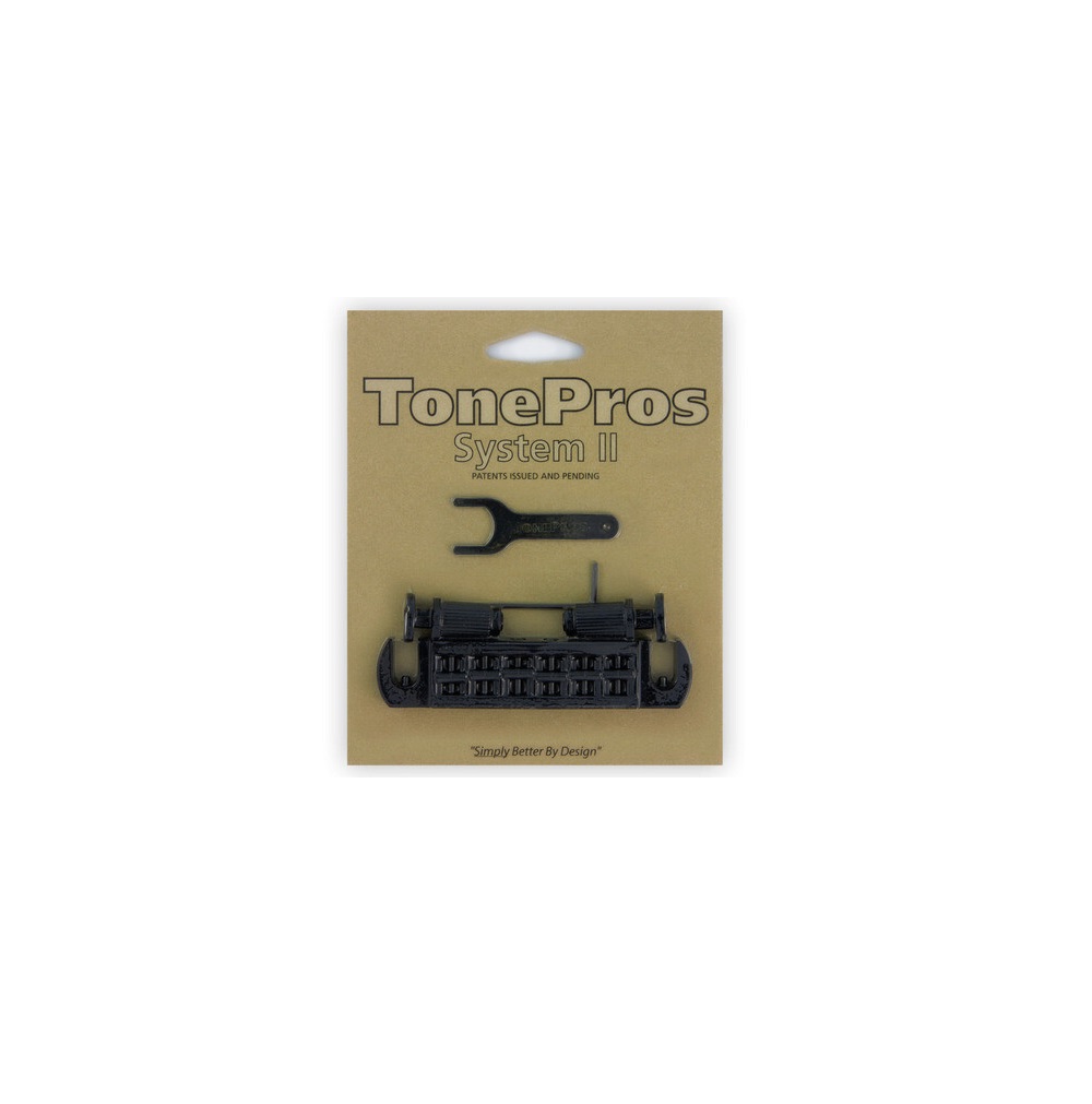 AVT2M B - Wraparound Bridge with MSPRS Locking Studs (Metric) - Black