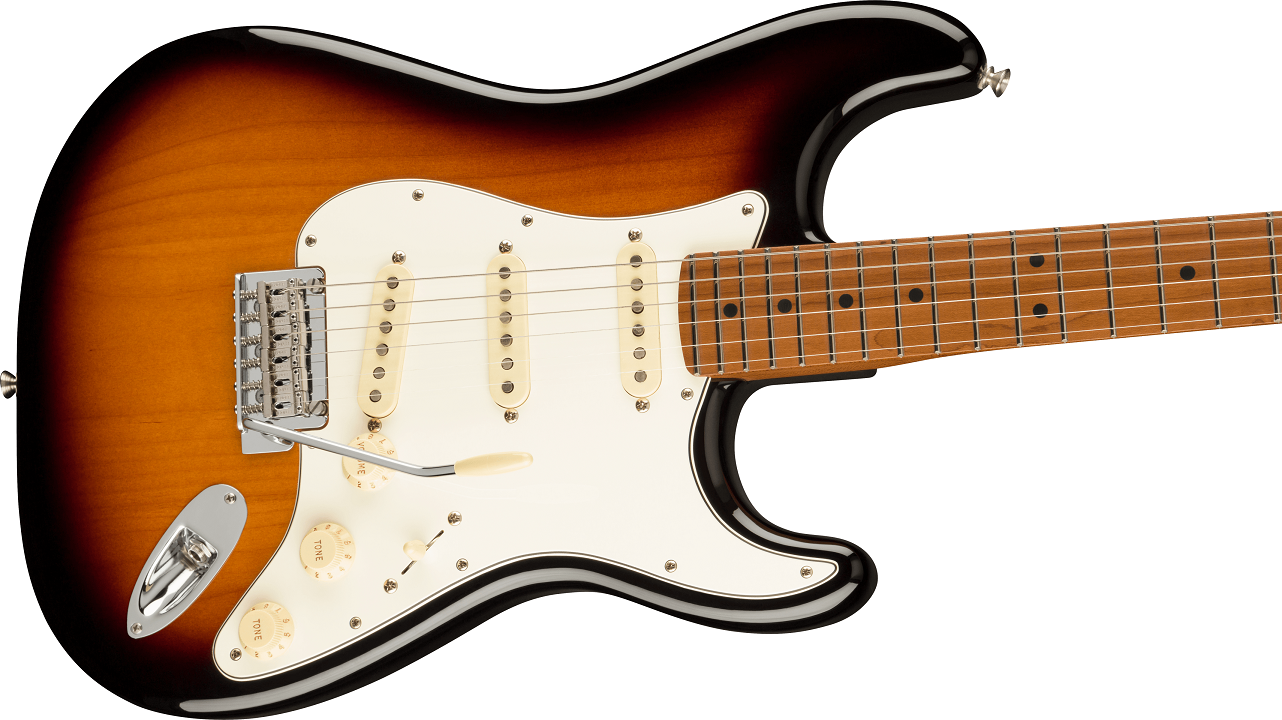 Limited Edition Player Stratocaster®, Roasted Maple Fingerboard, 2-Color Sunburst