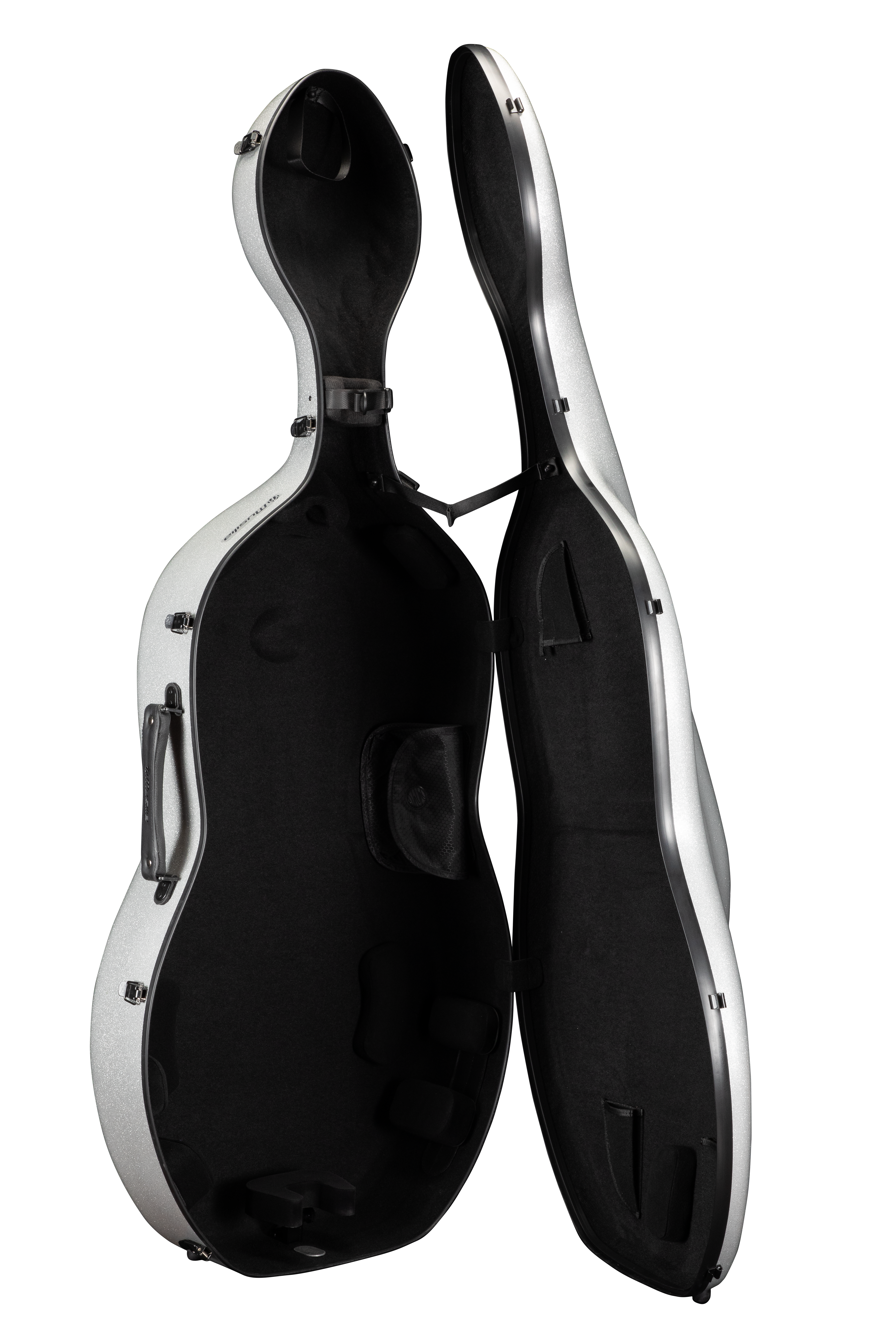 M5 Cello Case Sparkle Silver