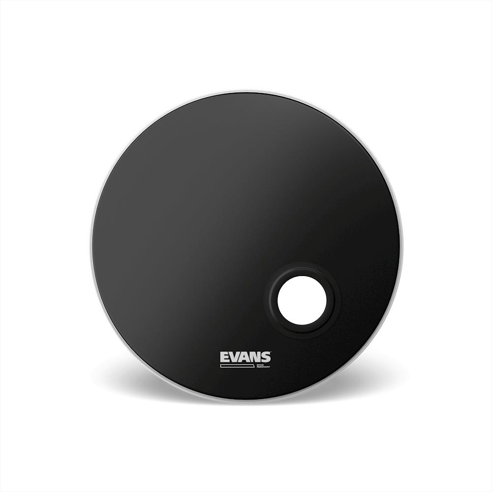 REMAD Resonant Bassdrum Resonanzfell, Schwarz, 20 Zoll