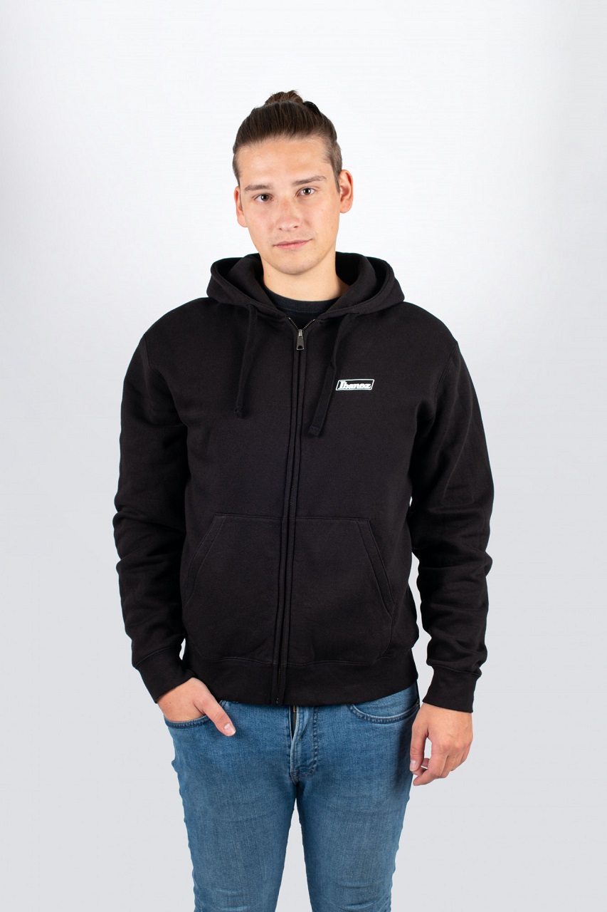 Zip-up Hoodie Black - XXL