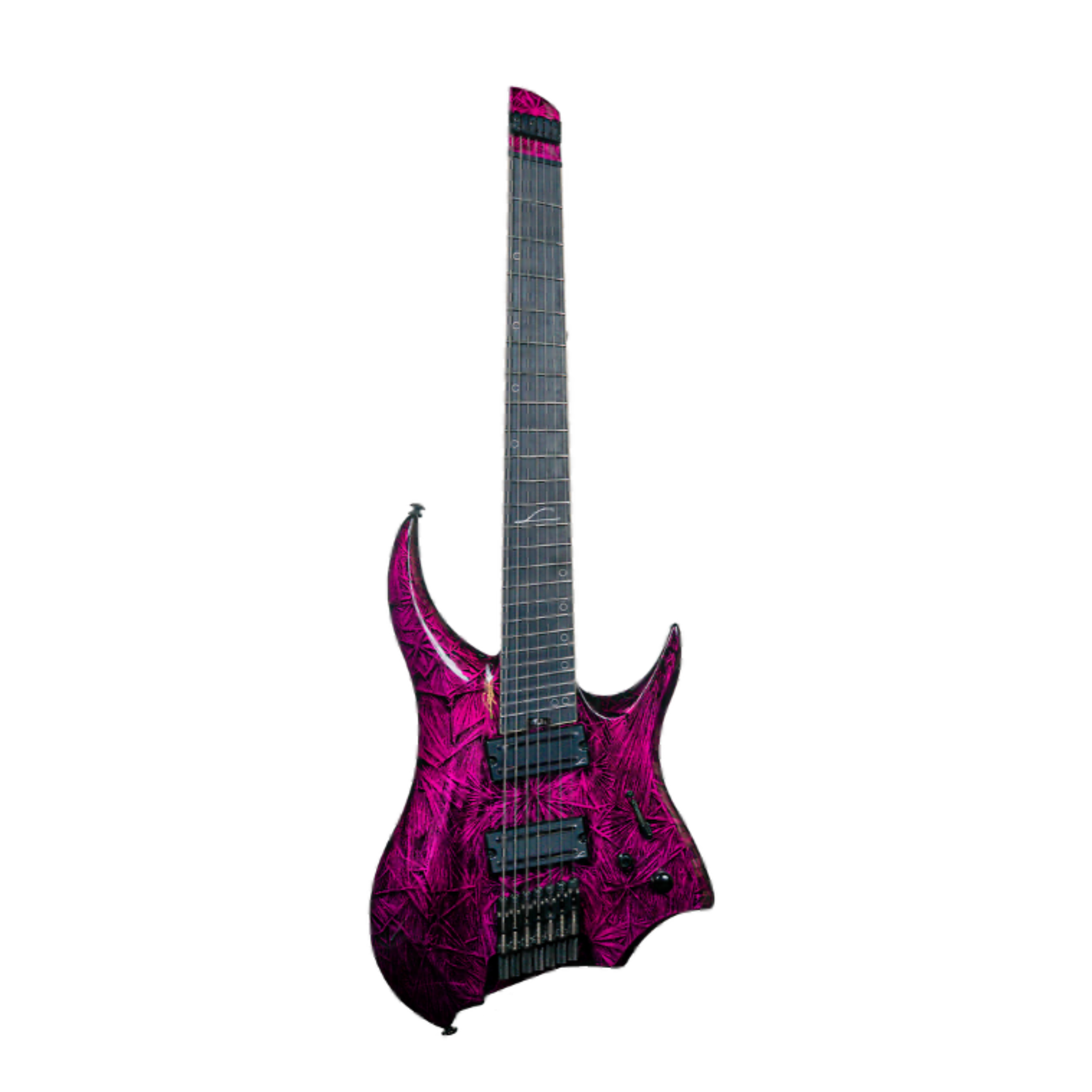Revenant 7-String Multiscale Headless E-Gitarre Gloss Purple Rain