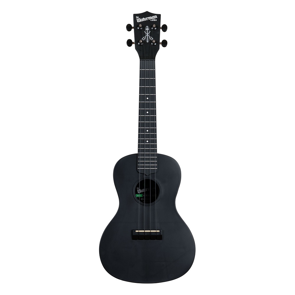 Waterman Recycled Concert Ukulele Black Sand
