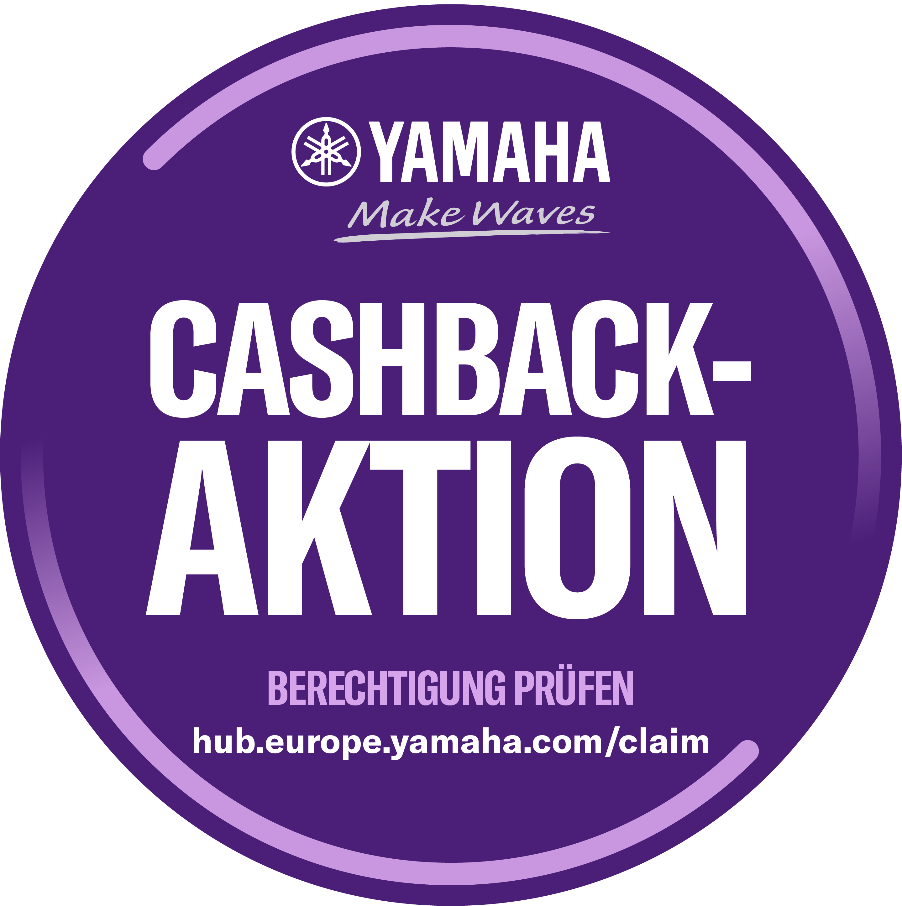 Yamaha Cashback Aktion