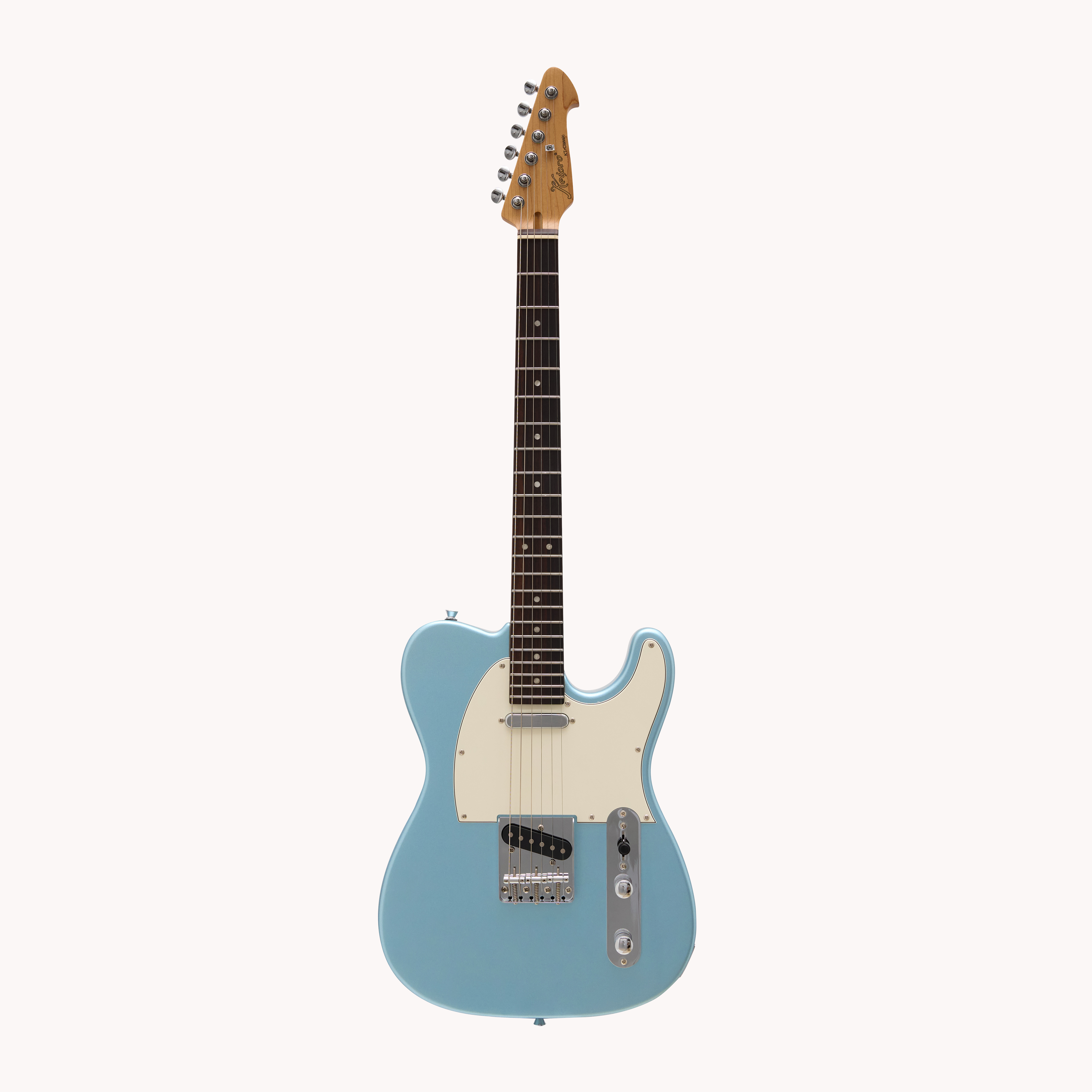 KT-Classic Rosewood Metallic Ice Blue E-Gitarre