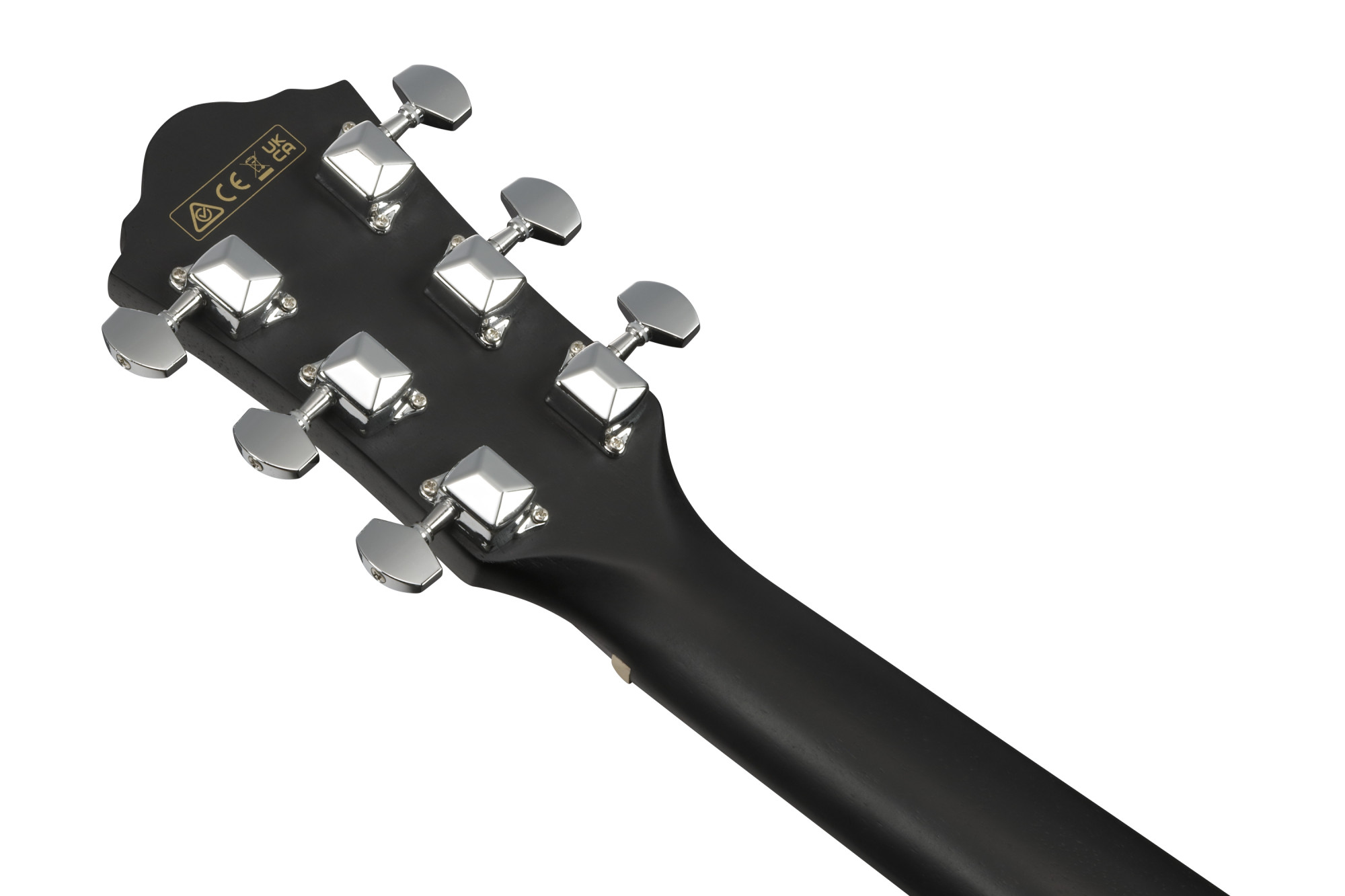 V44CE-WK Westerngitarre Weathered Black Open Pore