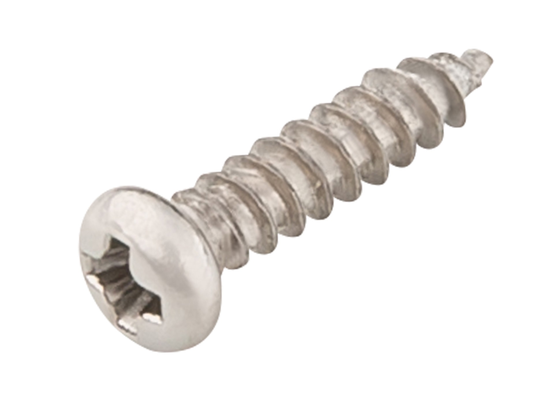 Wood Screw for Machine Heads 2.2 mm x 9.5 mm, 6 pcs., - Satin Chrome