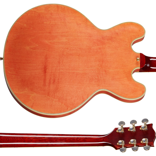 1959 ES-355 Reissue Stop Bar Light Aged - Watermelon Red