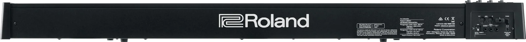 Roland A-88MKII USB-C und MIDI Anschlüsse