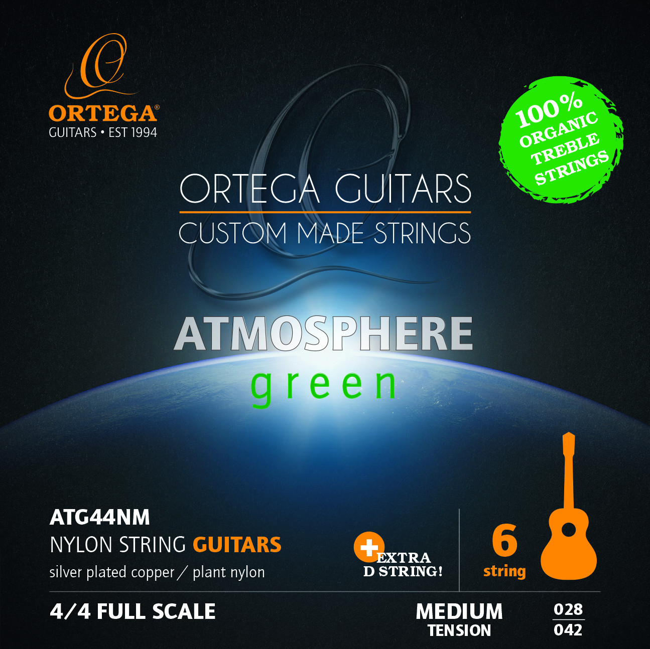 ATG44NM Classical Strings Medium Extra D Saite