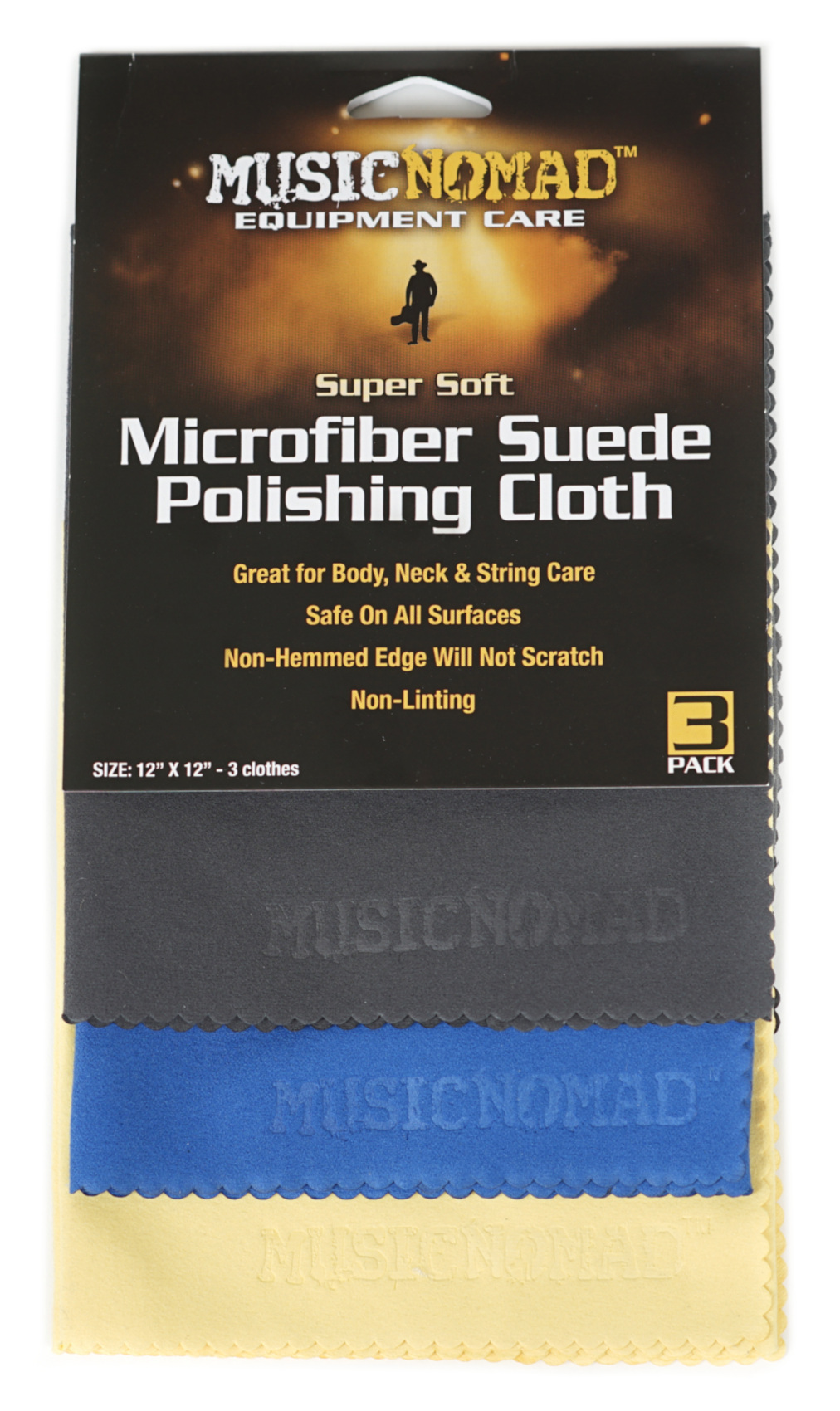MN203 Microfiber Suede Polishing Cloth Three-Pack