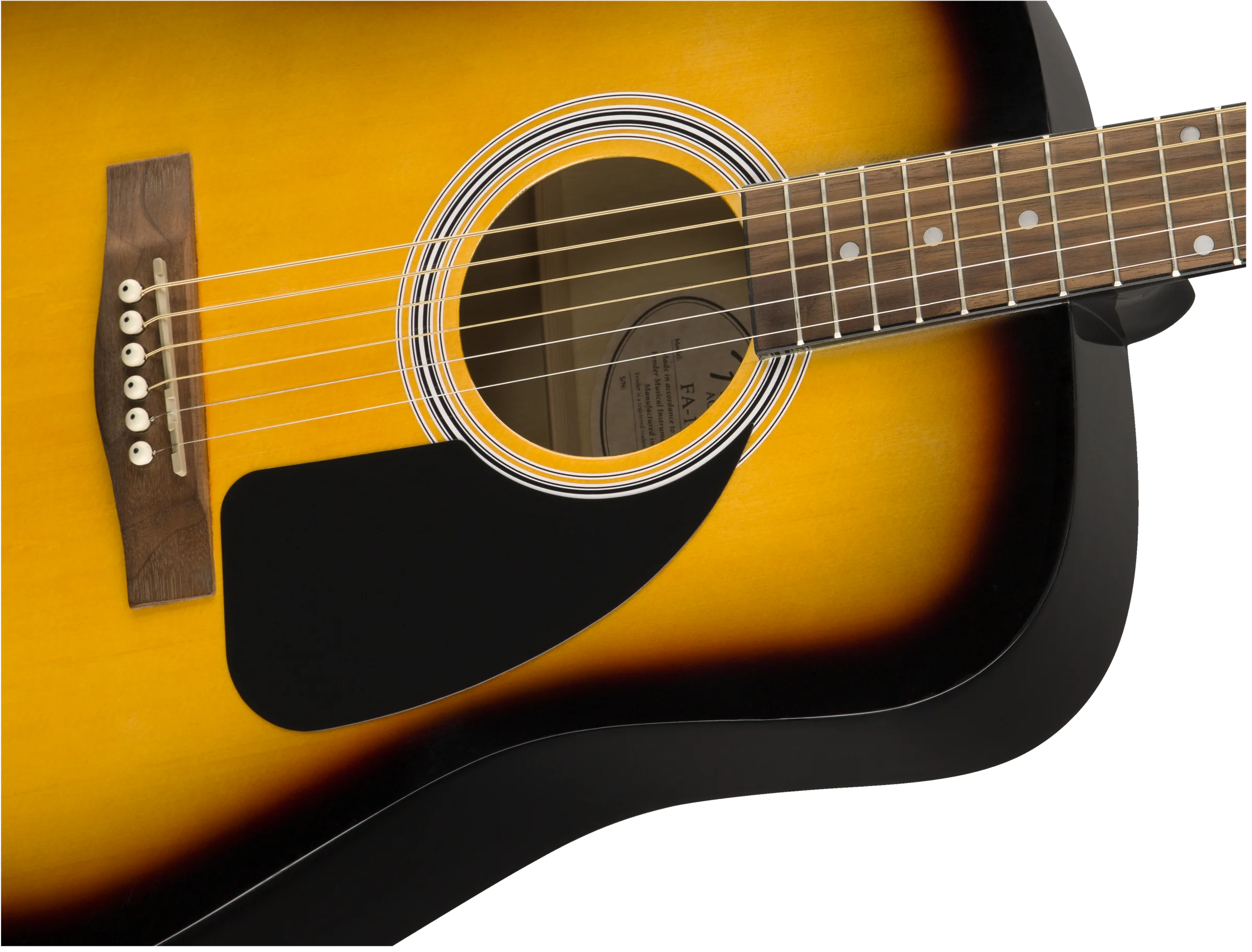 FA-115 Dreadnought Pack, Walnut Fingerboard, Sunburst