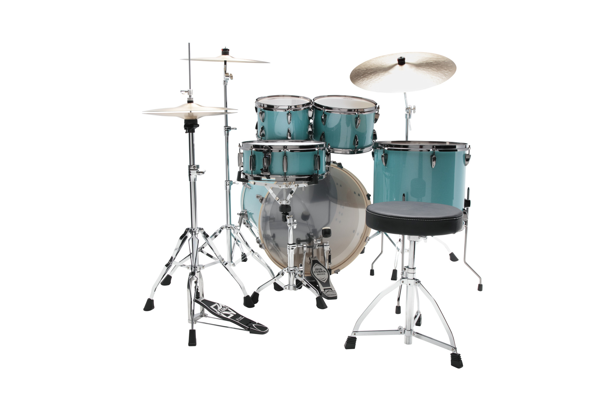 IP52H6WBN Drum Set 5 Teilig - Sky Blue Mist + Hardware