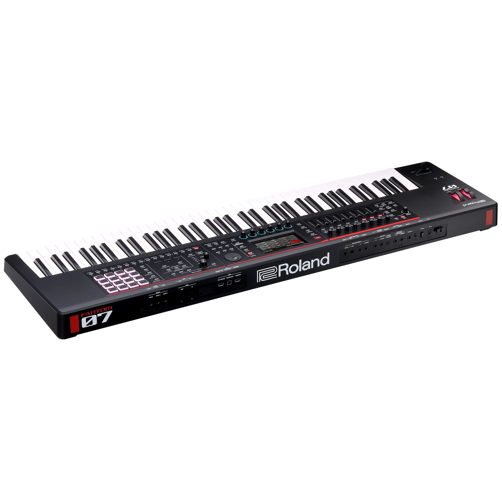Roland Fantom-07 Workstation Seitenansicht