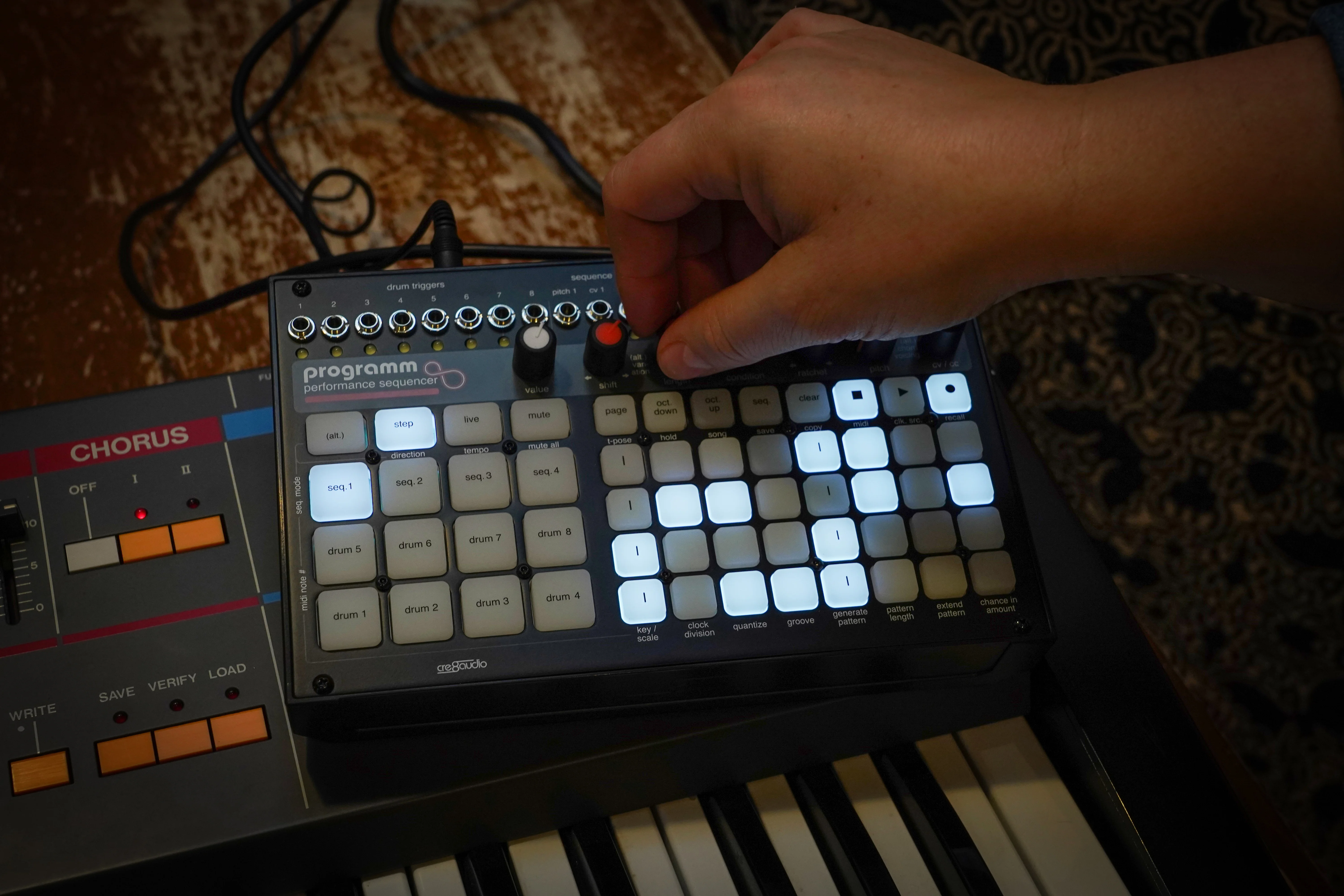 Programm – Intuitiver MIDI- und CV-Sequenzer  