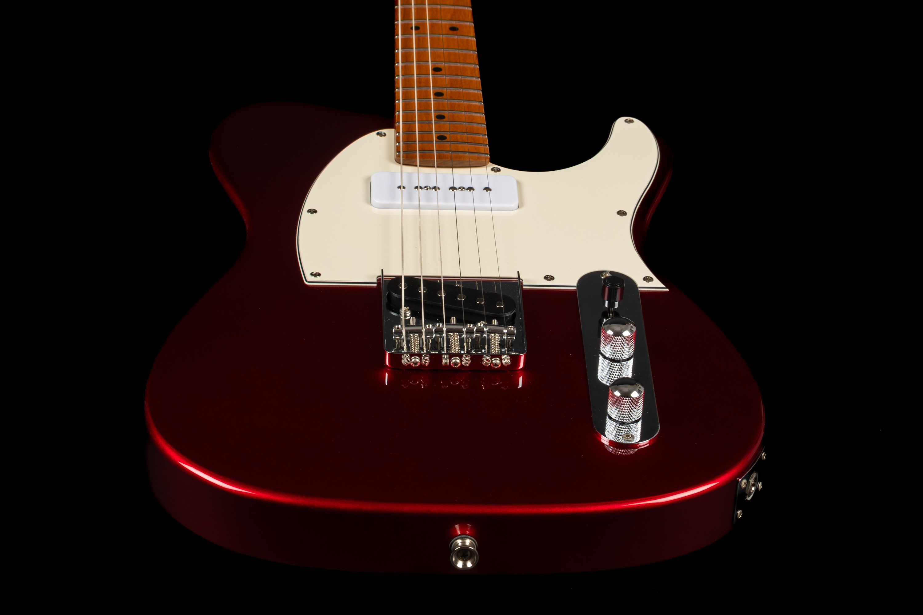 JT-300 CAR  P90 E-Gitarre Candy Apple Red