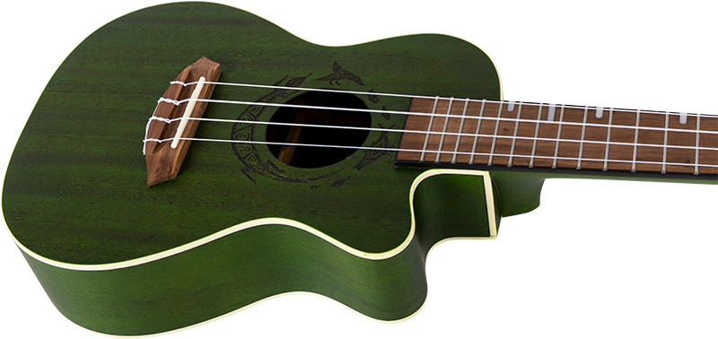 DUC380 CEQ Jade Electro-Acoustic Concert Ukulele