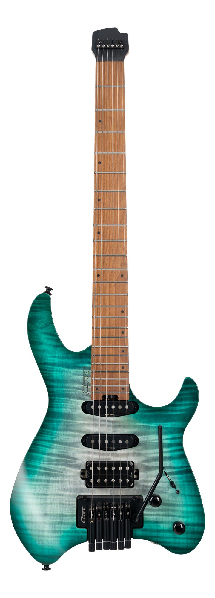 Space G6TR Headless E-Gitarre Semi Gloss Lagoon