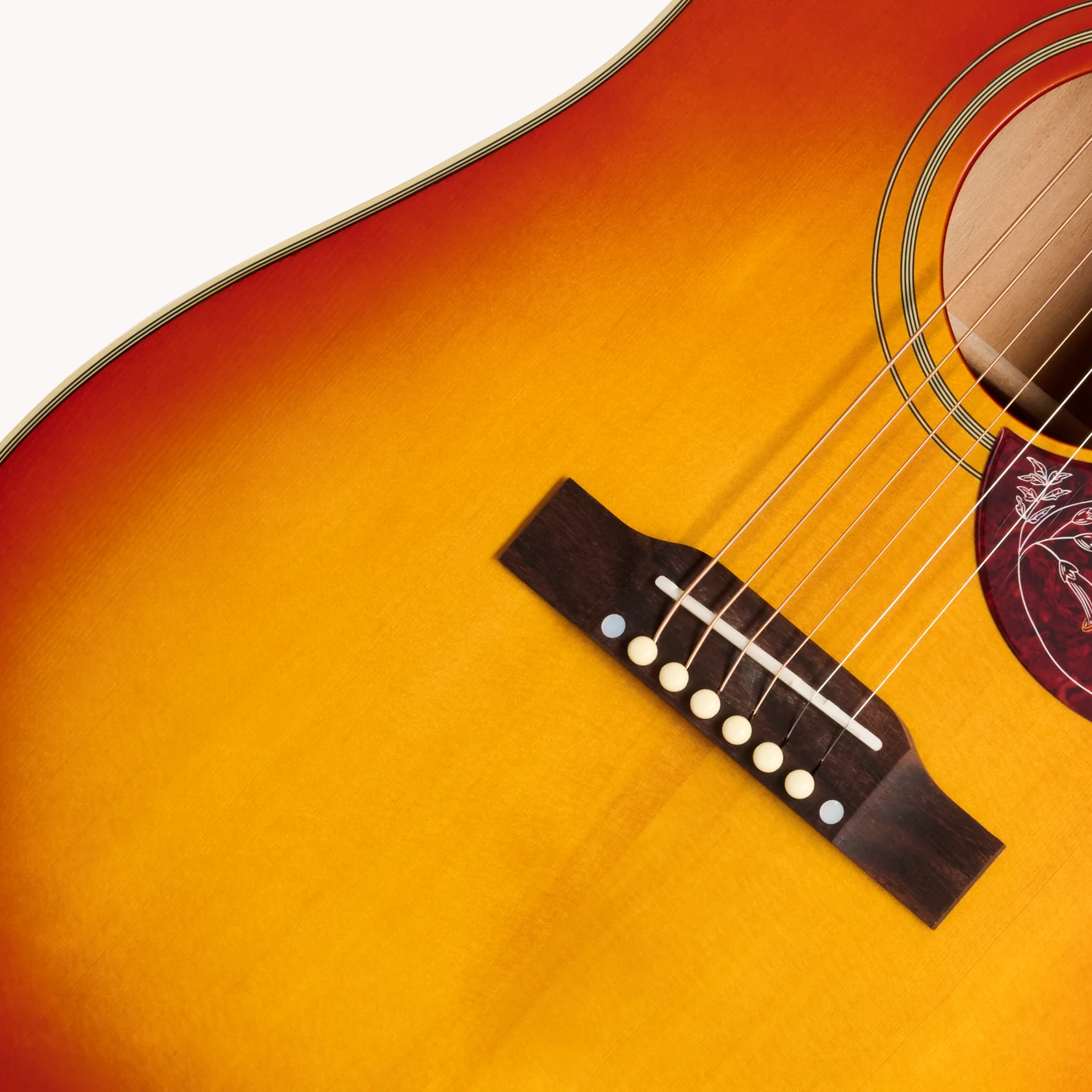 Hummingbird Standard EC Cherry Sunburst Westerngitarre