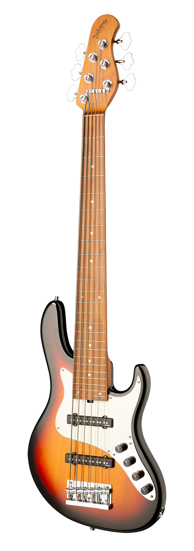 MetroExpress 24-Fret Vintage J/J Bass 6-String Tobacco Sunburst