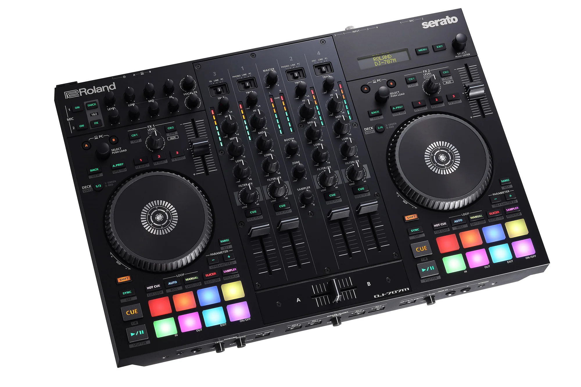 DJ-707M – Premium 4-Channel Mobile DJ Controller and Audio Interface