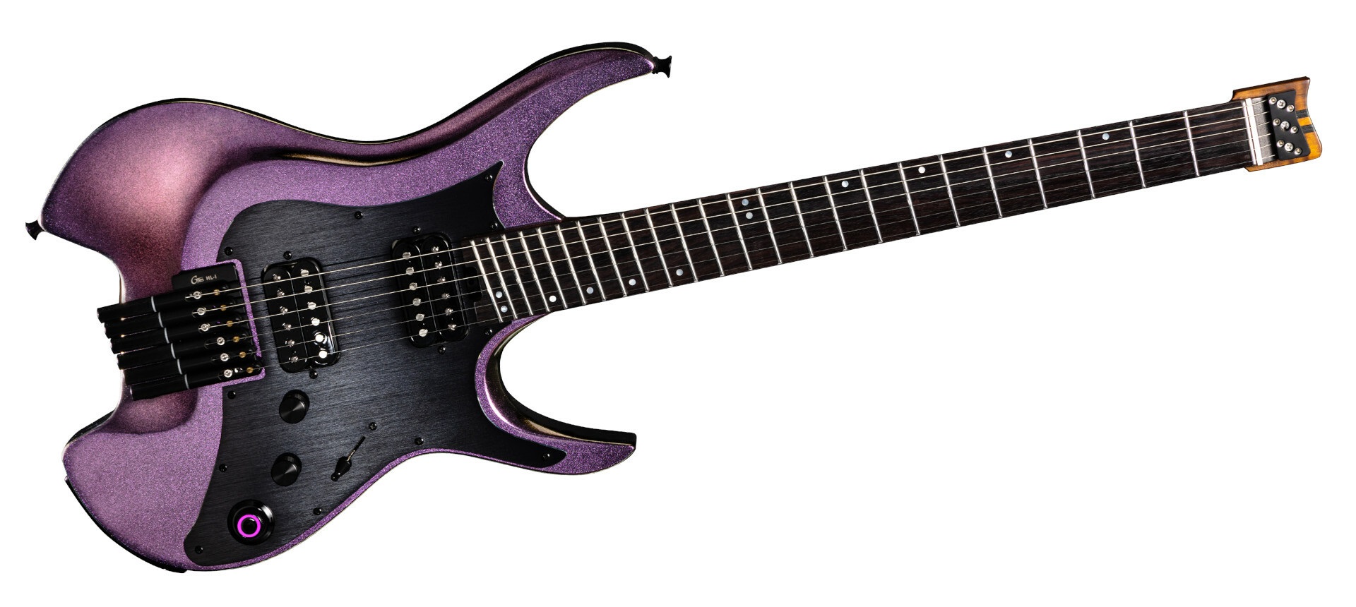 GTRS Guitars Wing 900 Intelligent Guitar (W900) with Wireless System - Aurora Pink "B-Ware"