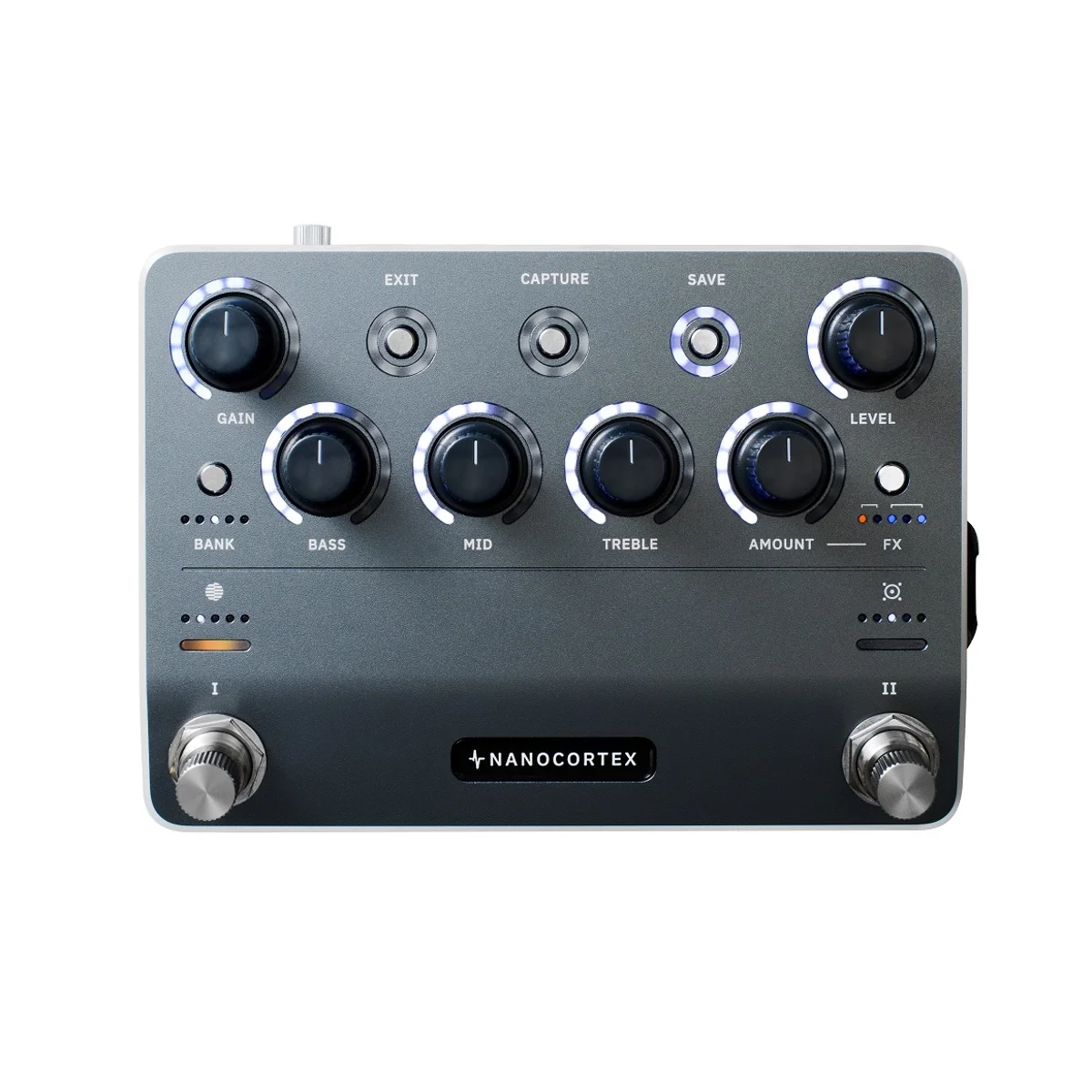 Neural DSP Nano Cortex Nahaufnahme der Bedienoberfläche