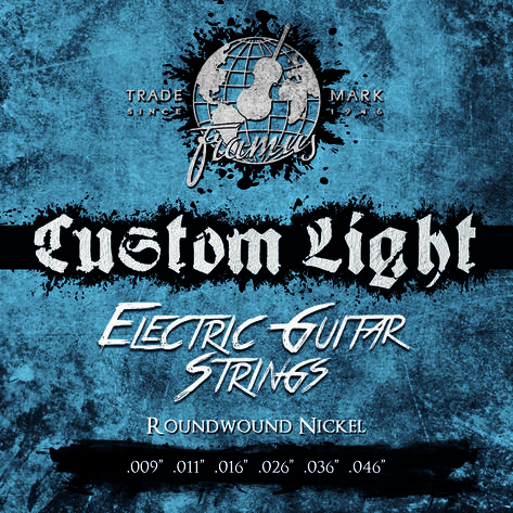 Blue Label String Set Nickel-Plated Steel - Custom Light 009-046
