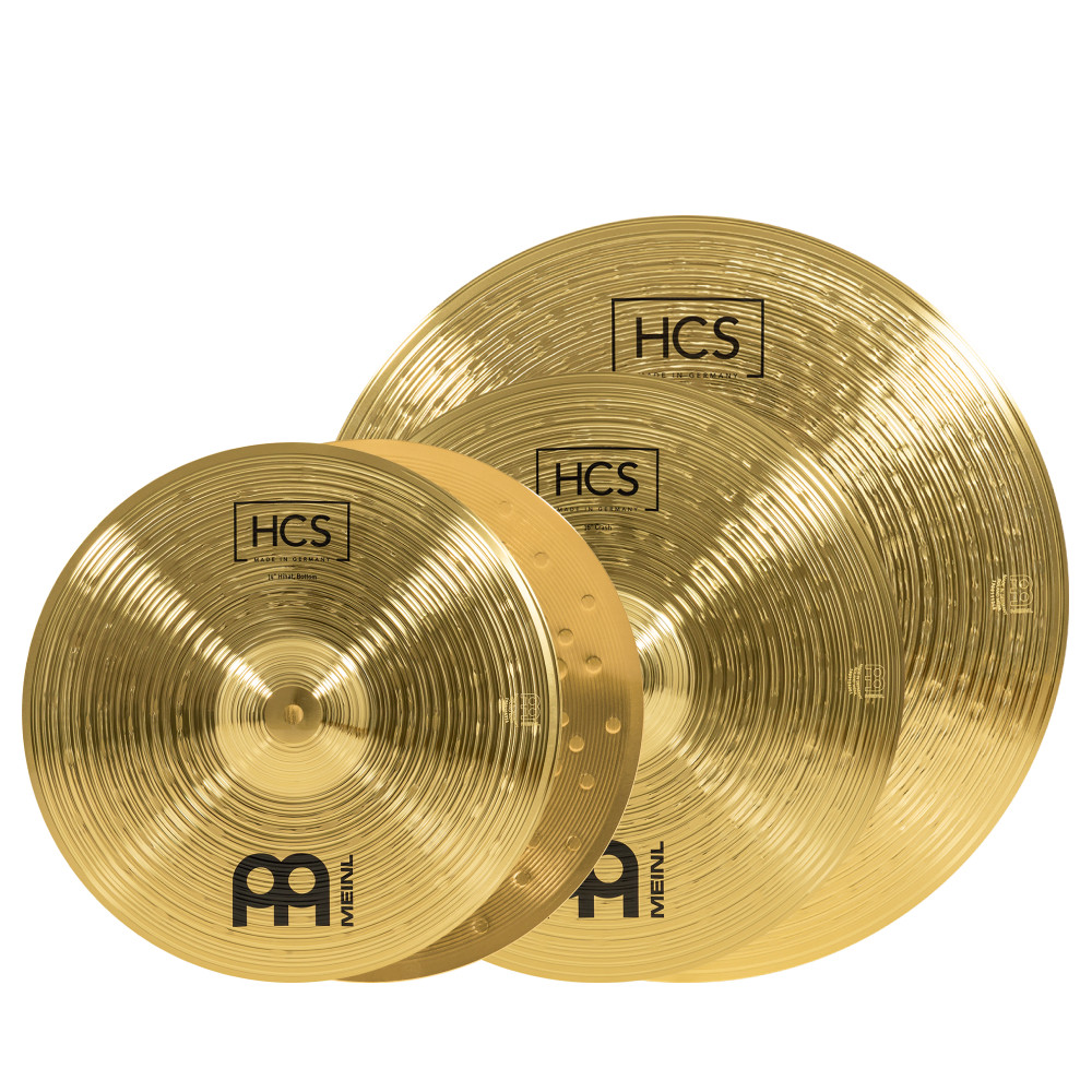 Imperialstar Drum Set 7 teilig - Blacked Out Black+ Meinl Cymbal Kit