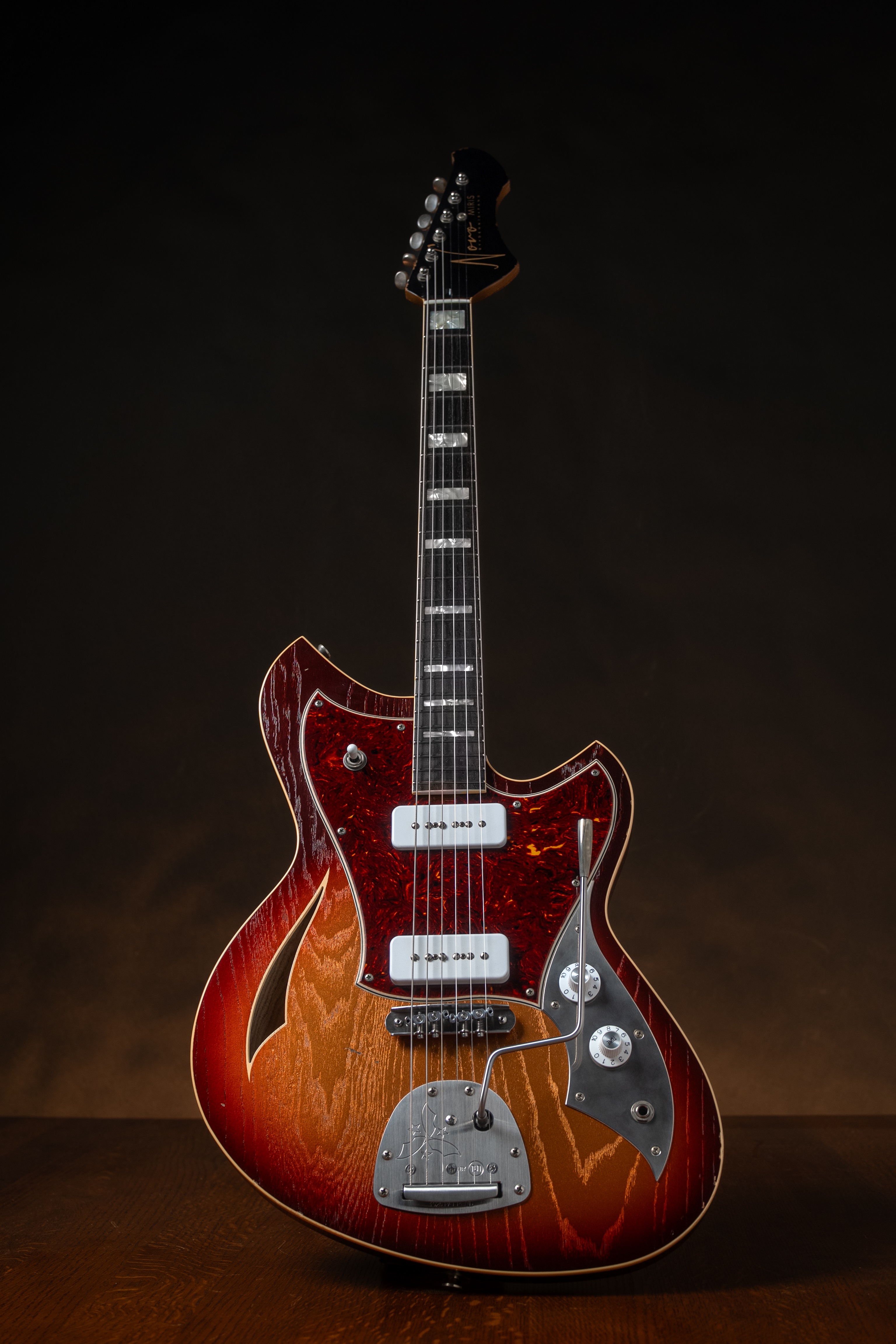 Miris J Mayan Burst 4-ply Tortoise Shell Light Distress