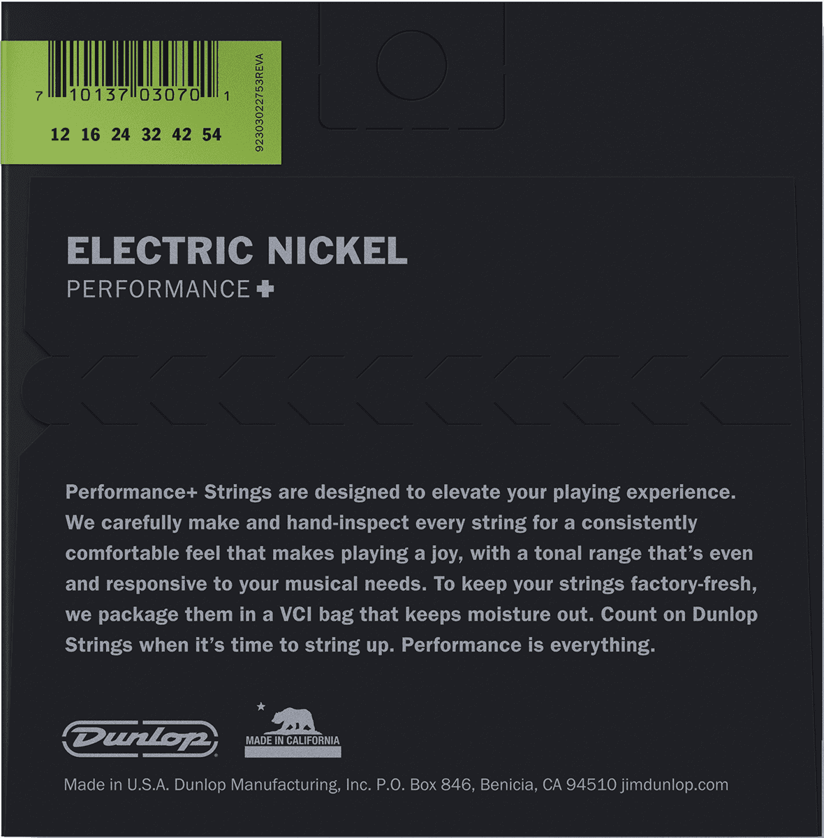 Electric Guitar Strings Nickel Plated Steel 12-54