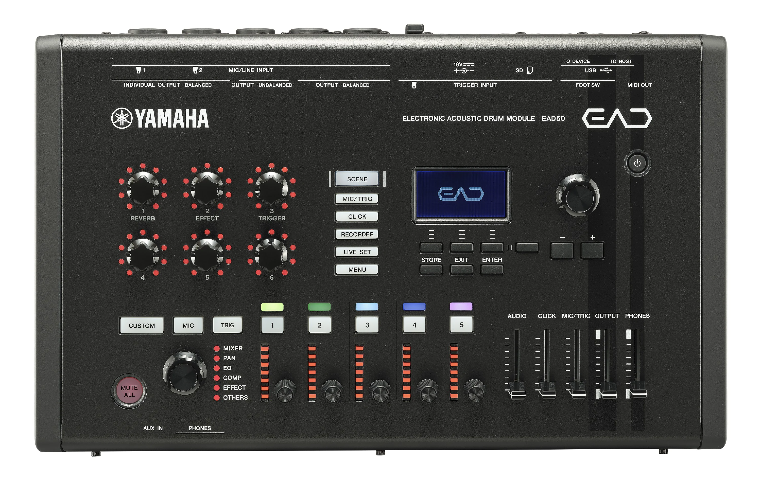 Yamaha EAD50 Bedienoberfläche Gesamtansicht