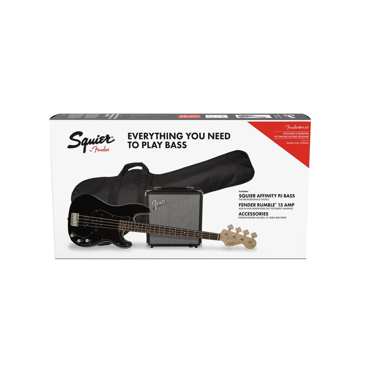 Affinity Series Precision Bass PJ Pack Black (UK VERSION)